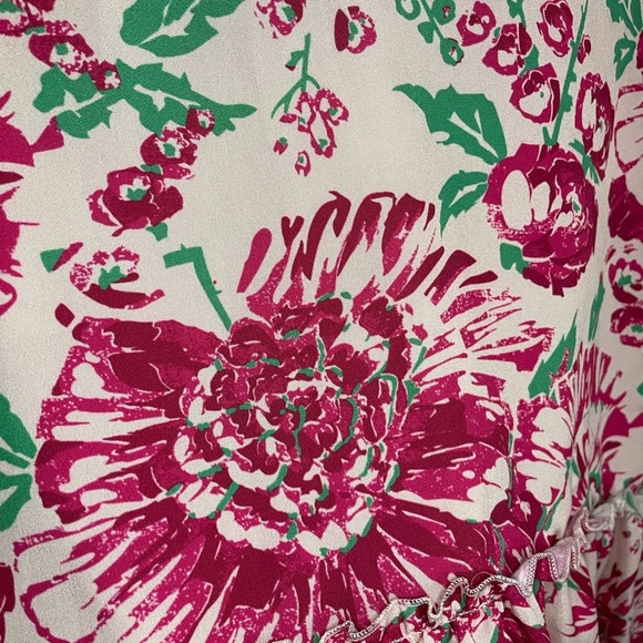 Anthropologie Plenty by Tracy Reese Floral Bell Sleeve Blouse - Picture 14 of 14